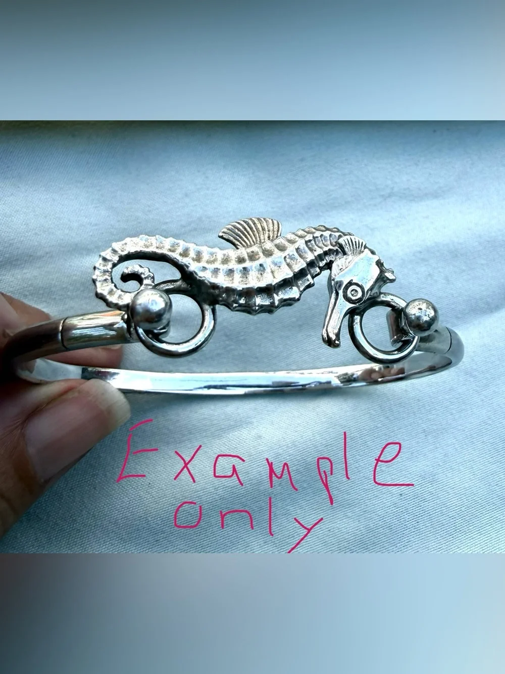 Kovel Sterling Cuff Bracelet for Interchangeable Toppers- Cuff Only